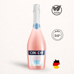 Cin&Cin FREE Sparkling Rosé Alcohol Free Sparkling Wine 0.0% 750ml