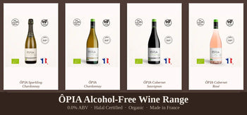 ÔPIA Alcohol-Free Wine Range - Halal Certified