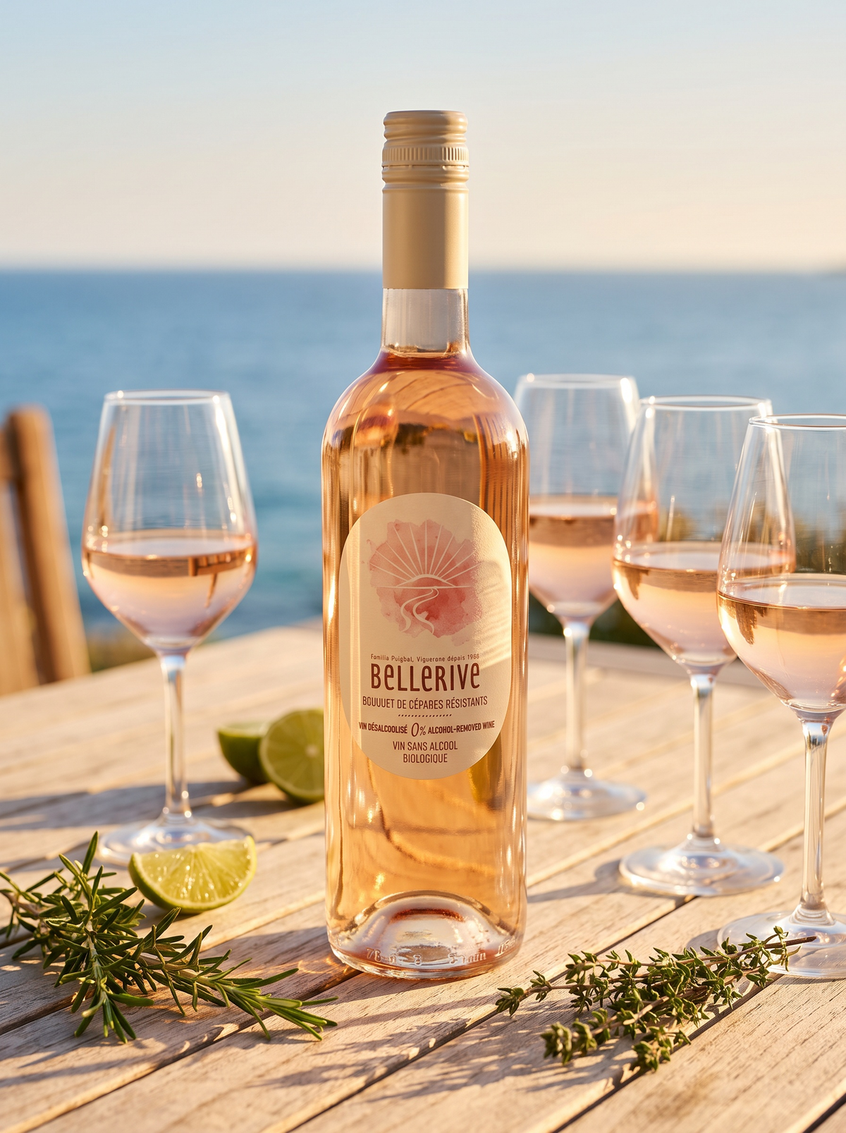 Bellerive Bio-Organic Rosé Alcohol Free Rosé Wine 0.0% 750ml Bellerive