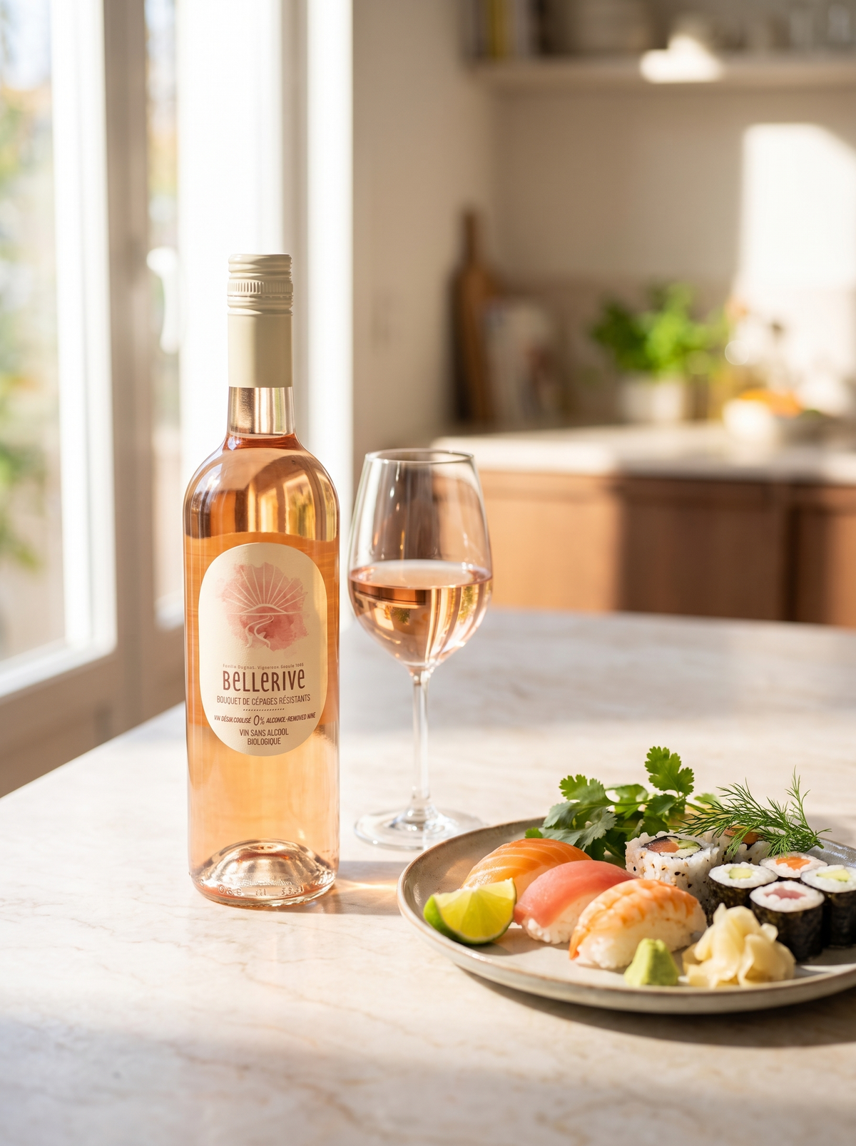 Bellerive Bio-Organic Rosé Alcohol Free Rosé Wine 0.0% 750ml Bellerive