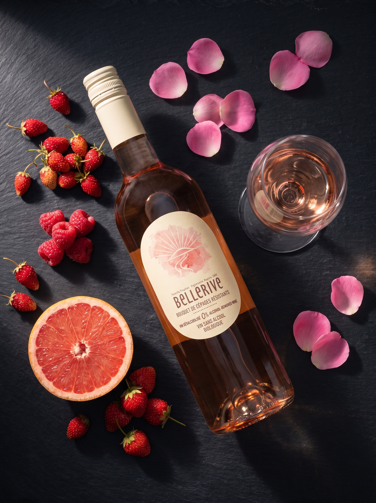 Bellerive Bio-Organic Rosé Alcohol Free Rosé Wine 0.0% 750ml Bellerive