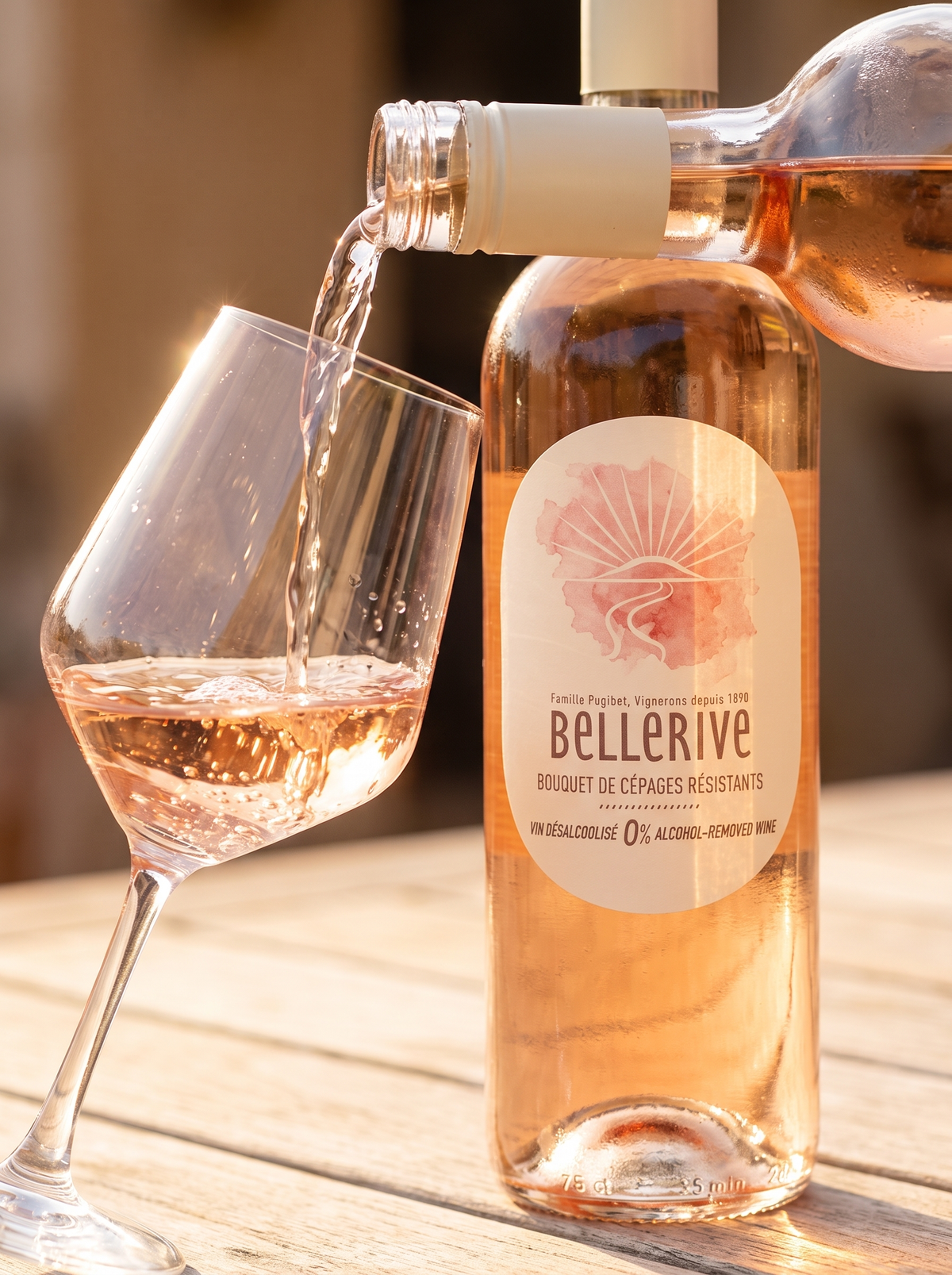 Bellerive Bio-Organic Rosé Alcohol Free Rosé Wine 0.0% 750ml Bellerive