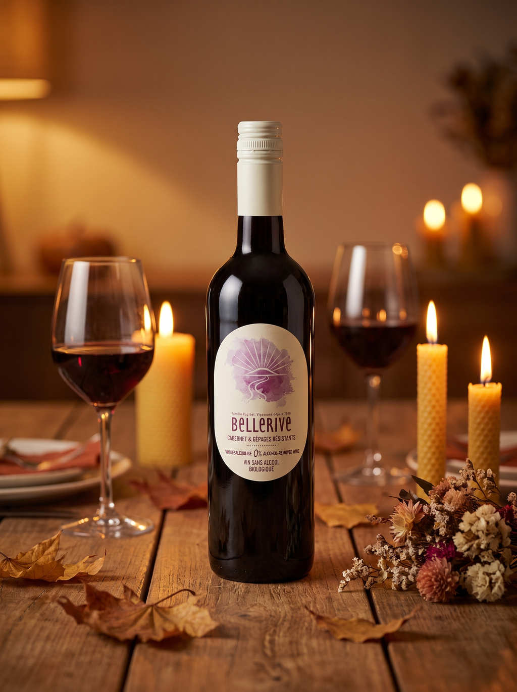 Bellerive Bio-Organic Cabernet Alcohol Free Red Wine 0.0% 750ml Bellerive