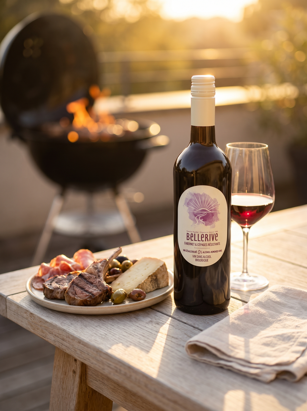 Bellerive Bio-Organic Cabernet Alcohol Free Red Wine 0.0% 750ml Bellerive