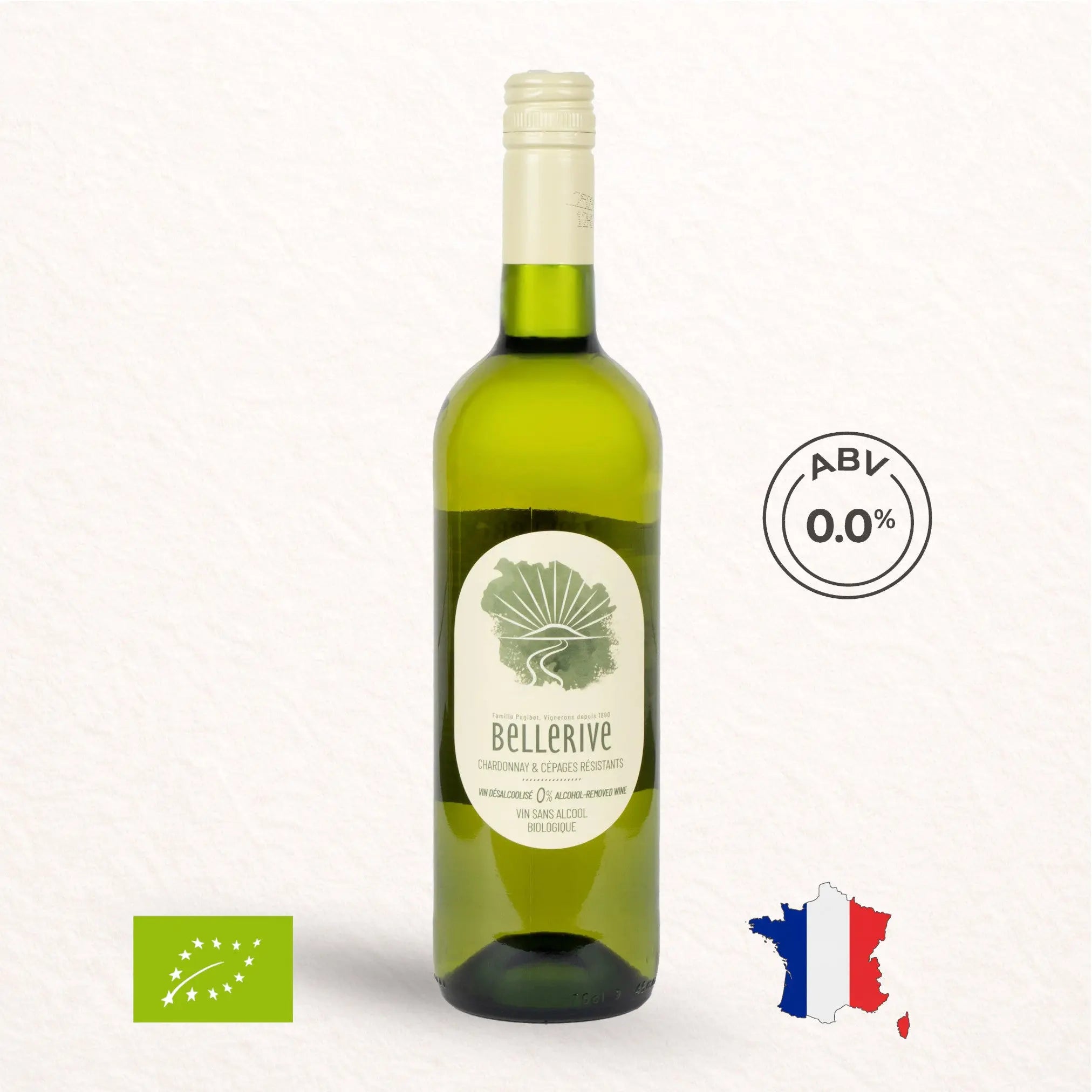 Alcohol-Free Bellerive Bio-Organic Chardonnay ABV 0.0% No&Low Drinks