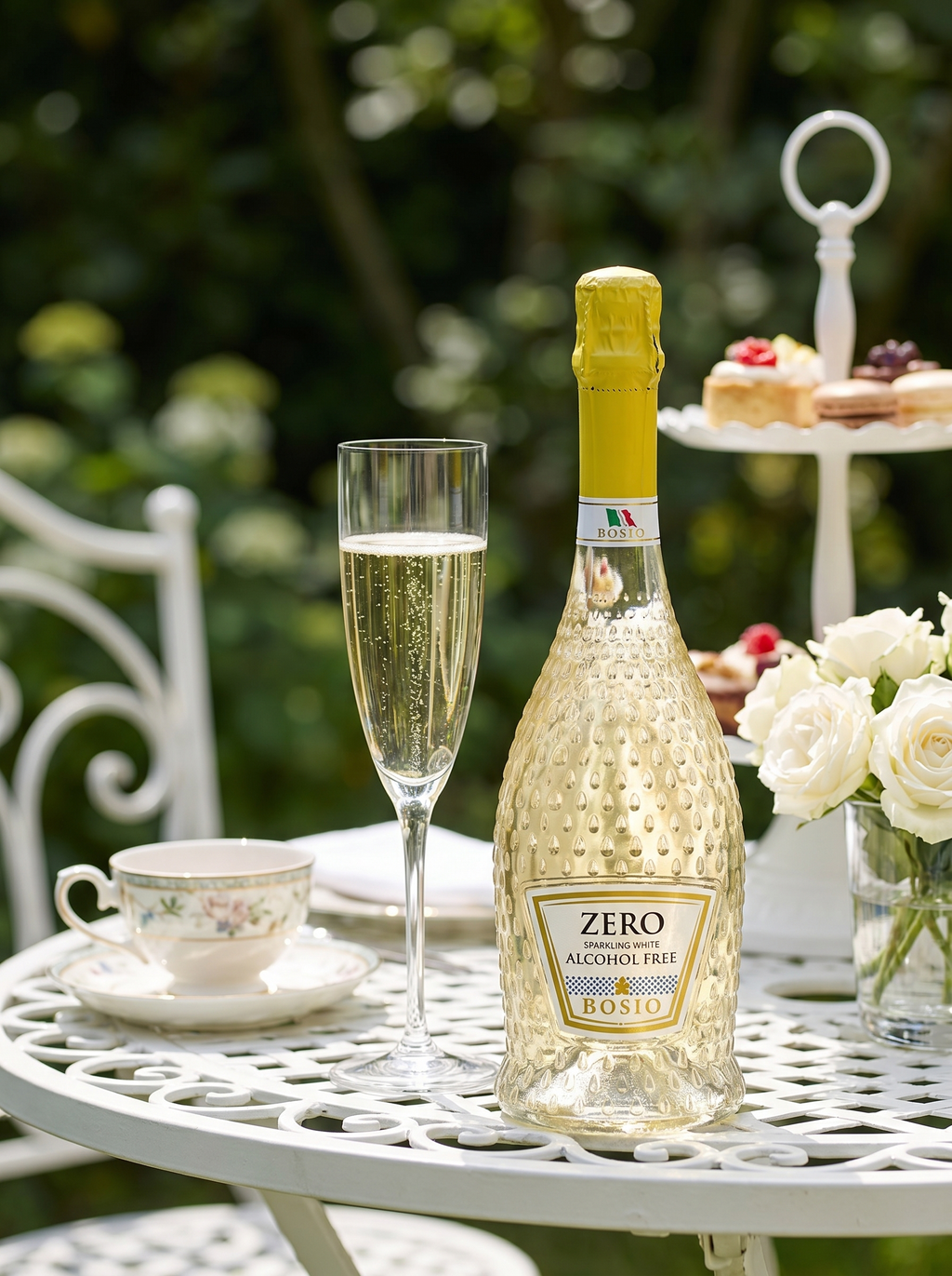 Bosio Zero Sparkling Bianco Alcohol Free White Sparkling Wine 0.0% 750ml Bosio Zero