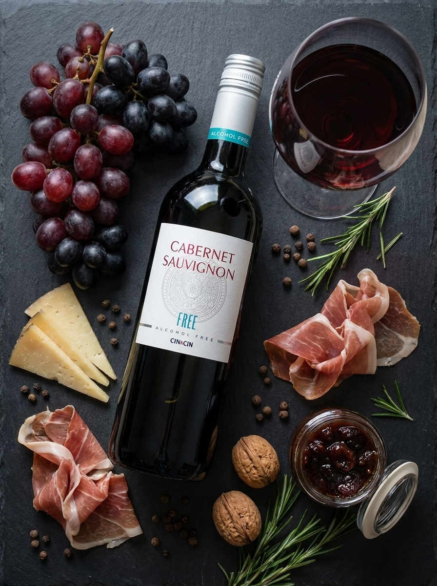 Cin&Cin FREE Cabernet Sauvignon Alcohol Free Red Wine 0.0% 750ml Cin&Cin