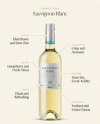 Cin&Cin FREE Sauvignon Blanc Alcohol Free White Wine 0.0% 750ml Cin&Cin