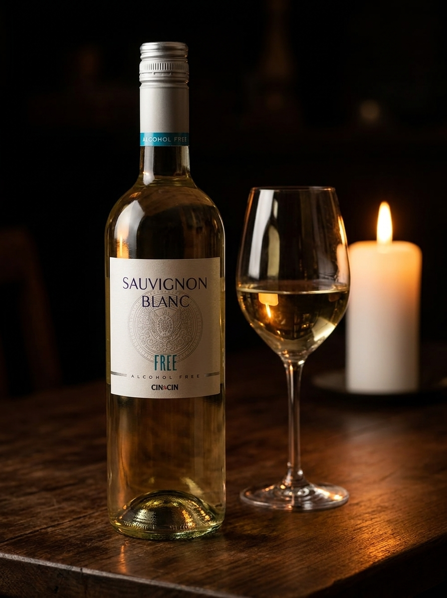 Cin&Cin FREE Sauvignon Blanc Alcohol Free White Wine 0.0% 750ml Cin&Cin