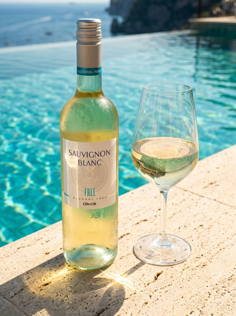 Cin&Cin FREE Sauvignon Blanc Alcohol Free White Wine 0.0% 750ml Cin&Cin