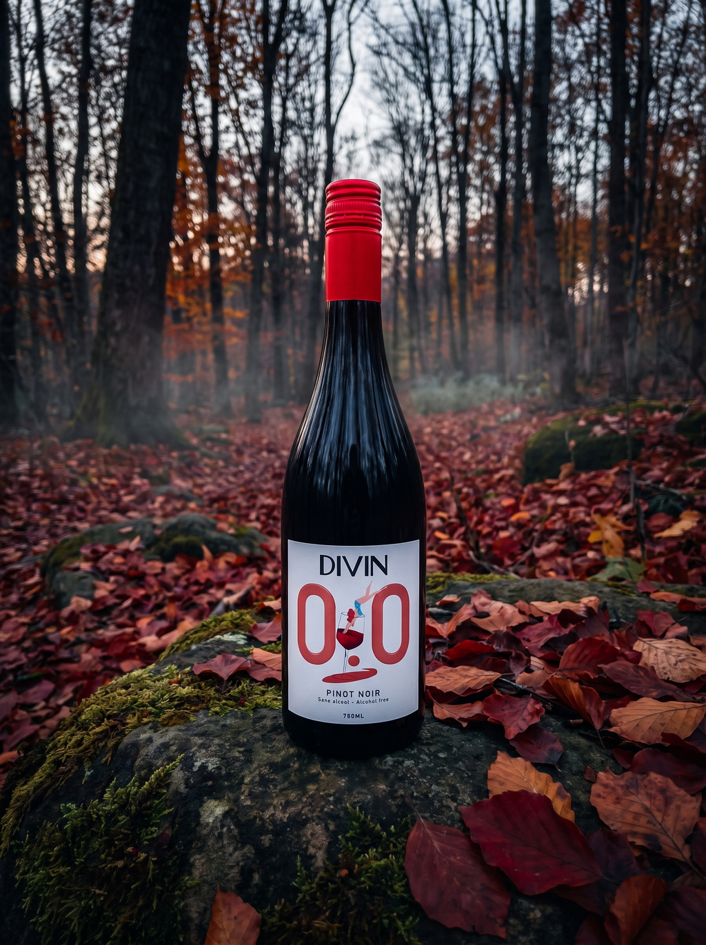 DIVIN Pinot Noir Alcohol Free Red Wine 0.0% 750ml DIVIN