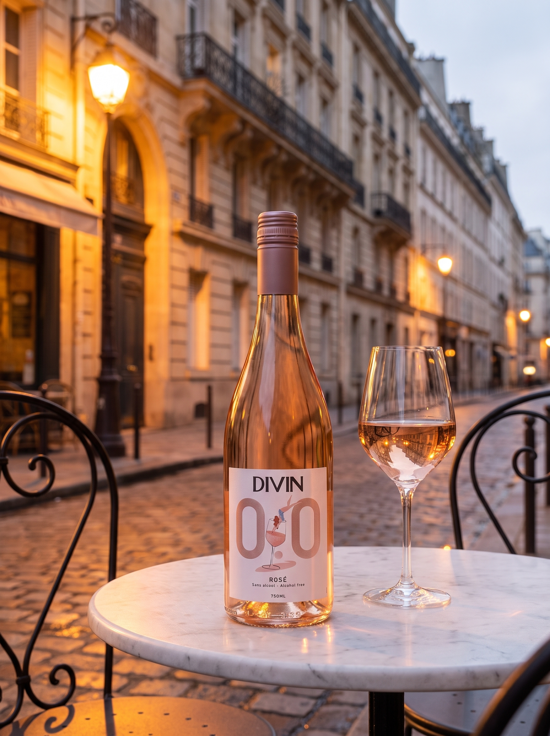 DIVIN Rosé Alcohol Free Wine 0.0% 750ml DIVIN
