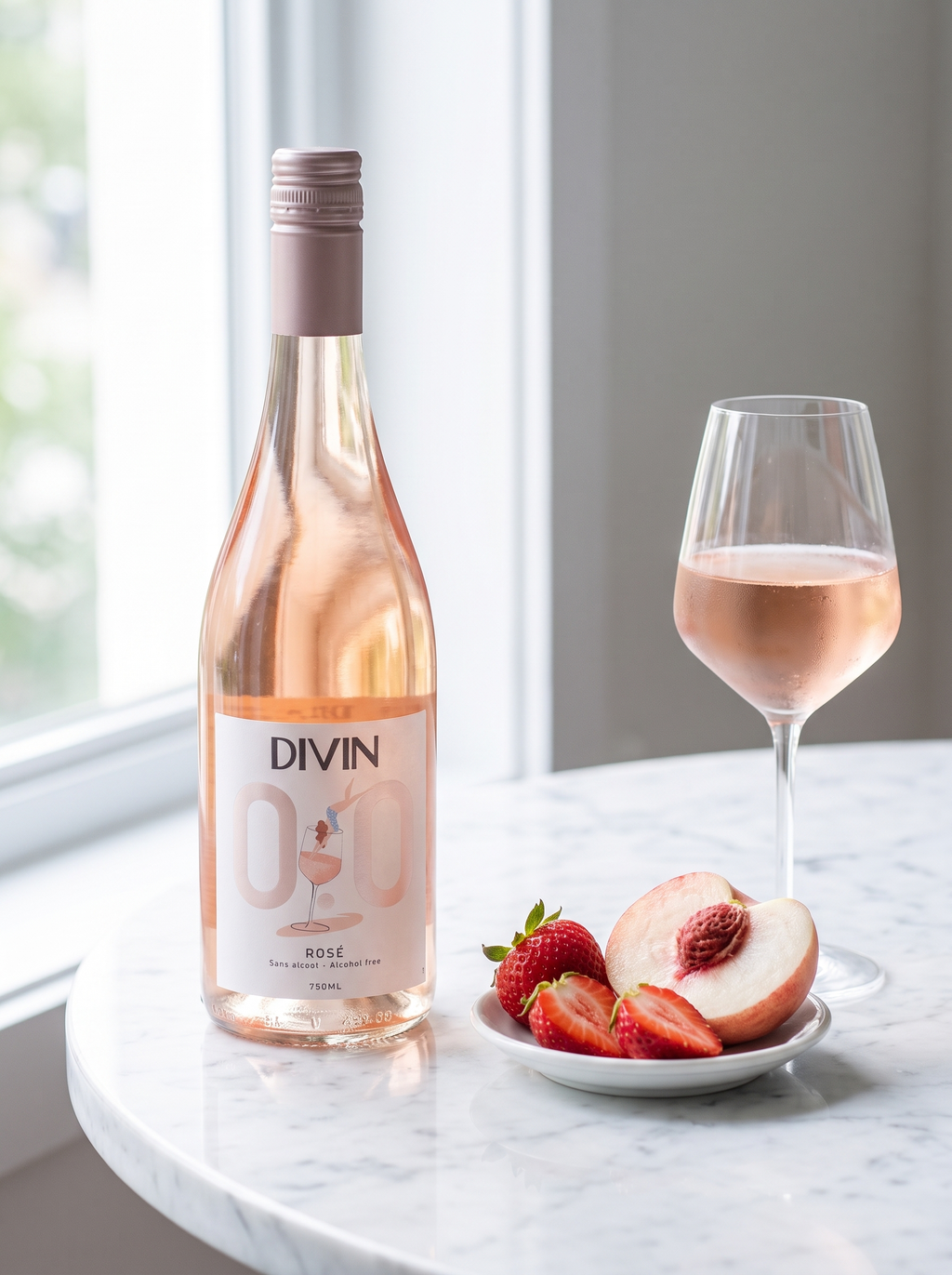 DIVIN Rosé Alcohol Free Wine 0.0% 750ml DIVIN