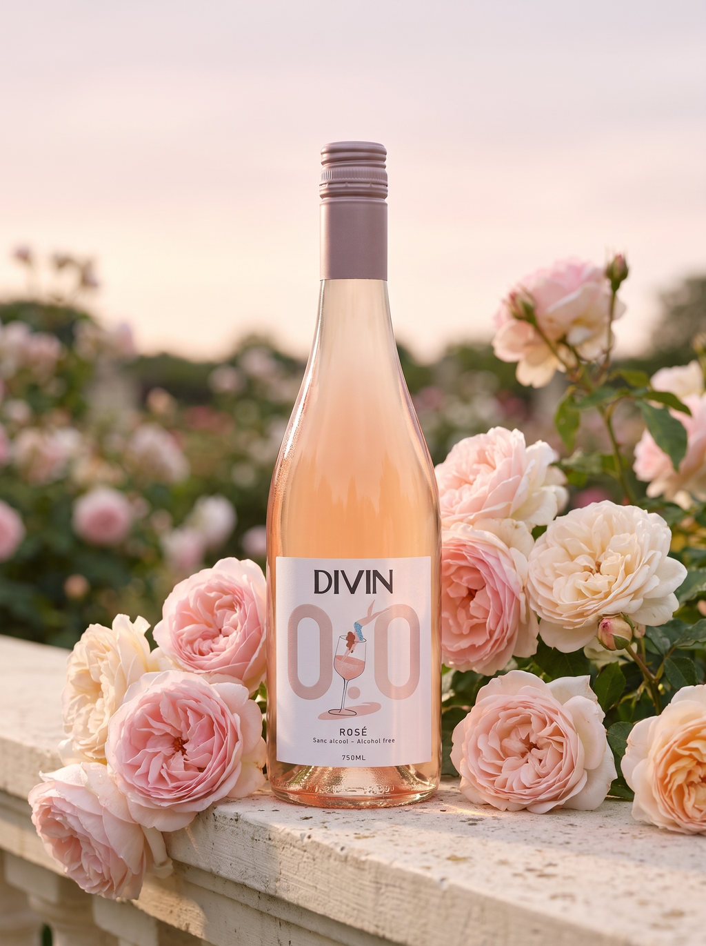 DIVIN Rosé Alcohol Free Wine 0.0% 750ml DIVIN