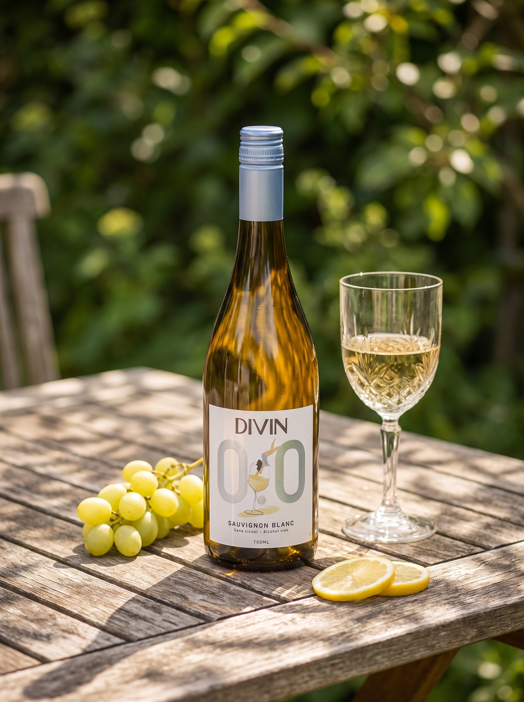 DIVIN Sauvignon Blanc Alcohol Free White Wine 0.0% 750ml DIVIN