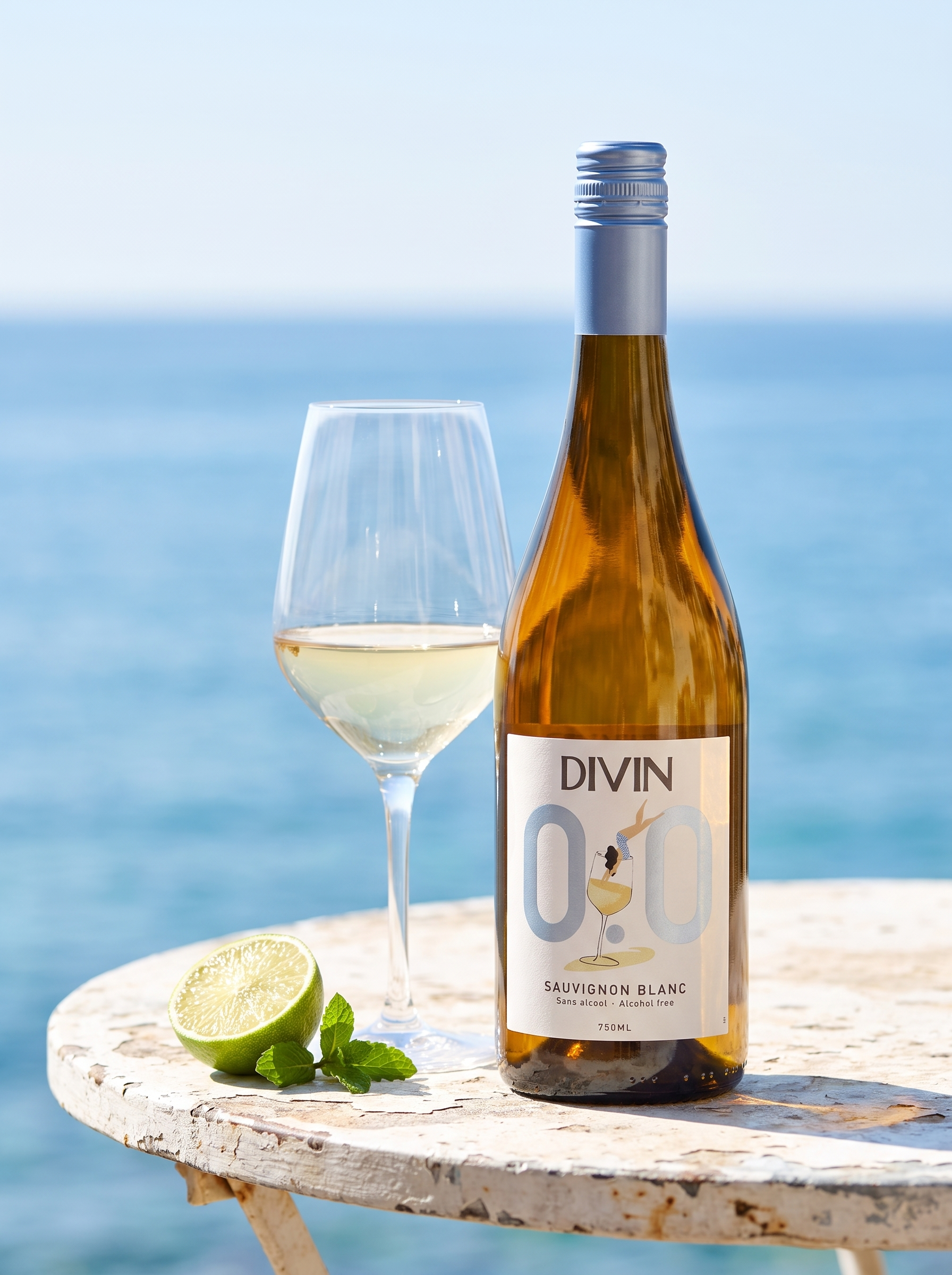 DIVIN Sauvignon Blanc Alcohol Free White Wine 0.0% 750ml DIVIN