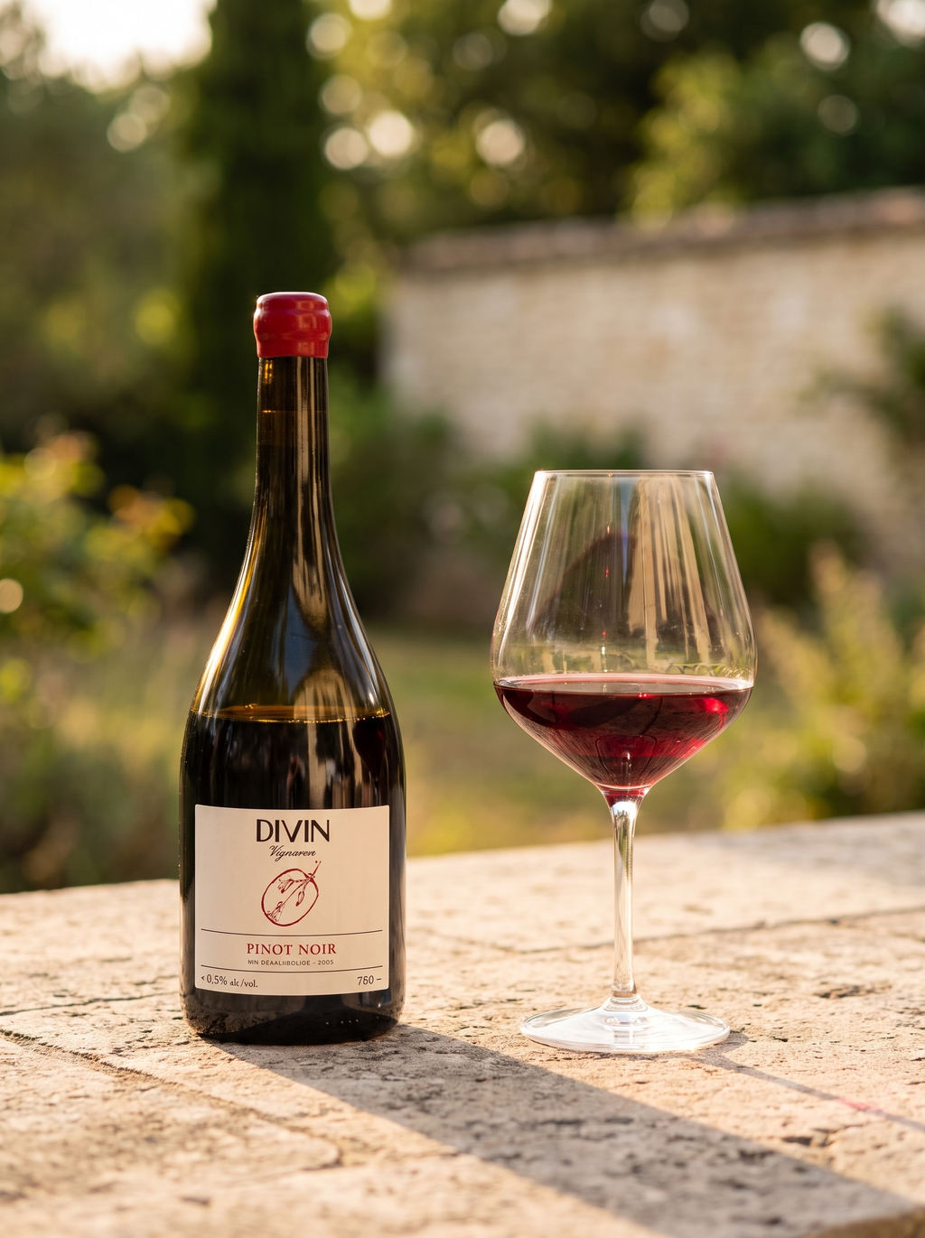 Divin Vigneron Pinot Noir De-Alcoholised Red Wine <0.5% 750ml DIVIN