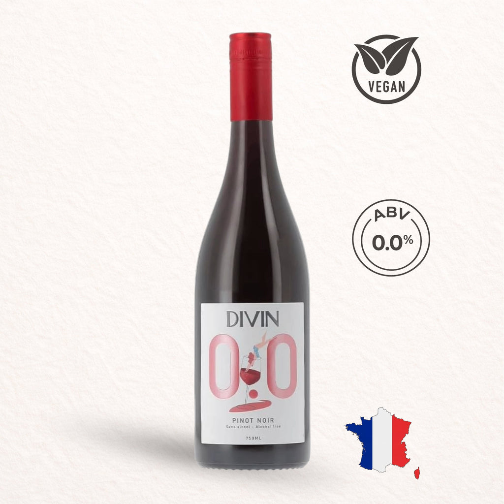 DIVIN Pinot Noir Alcohol Free Red Wine 0.0% 750ml DIVIN