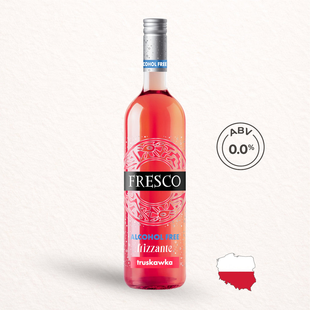 Fresco Frizzante Strawberry Alcohol Free Sparkling Wine 0.0% 750ml Fresco