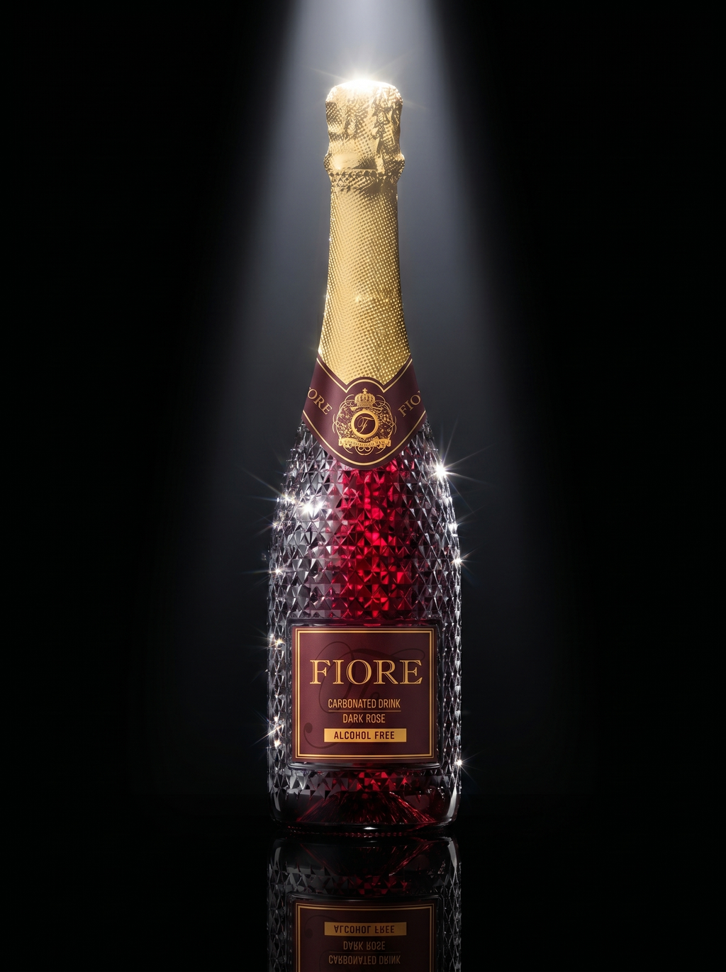 Fiore Dark Rose Alcohol Free Sparkling Drink 0.0% 750ml Fiore