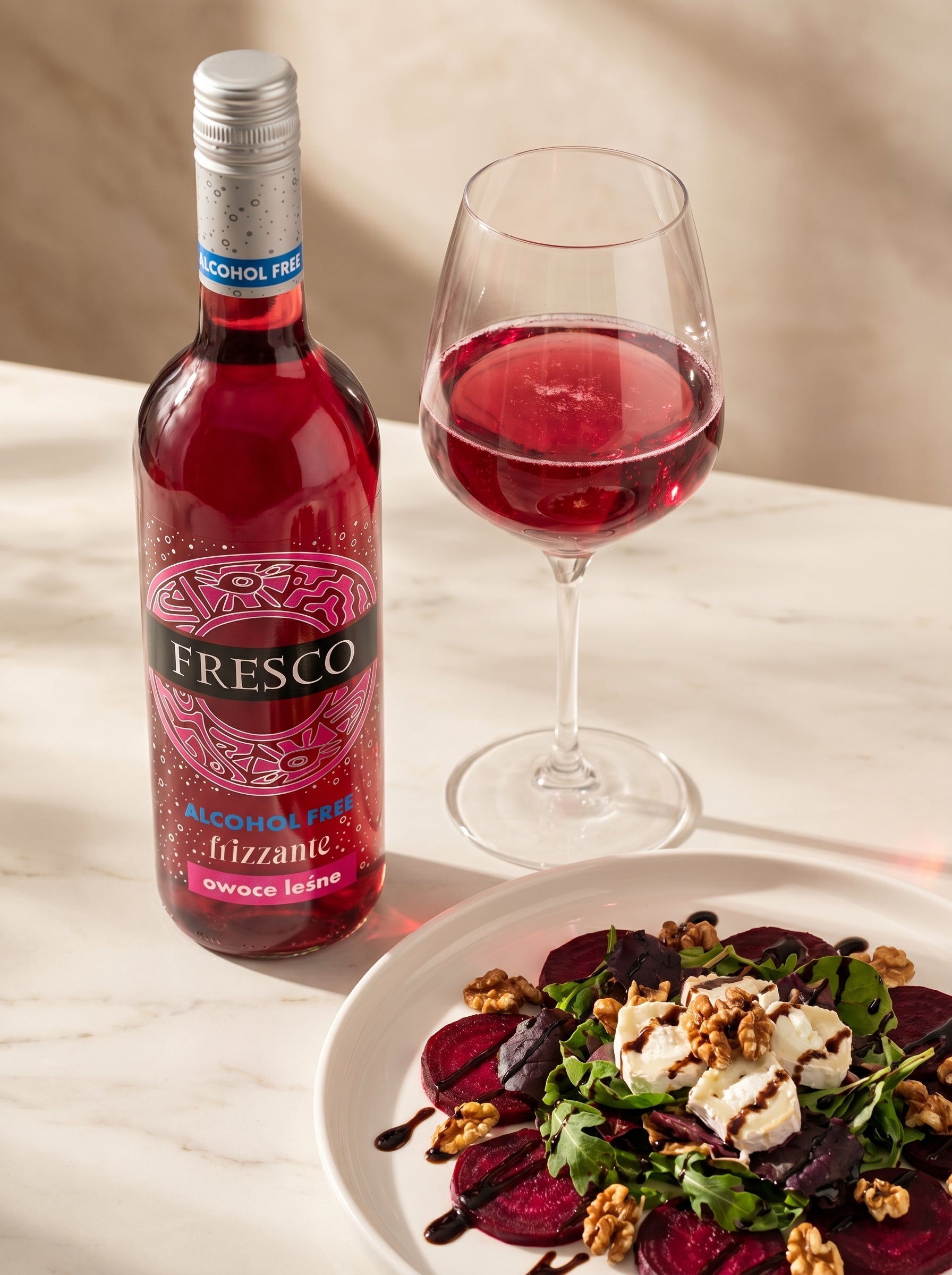 Fresco Frizzante Forest Fruits Alcohol Free Sparkling Wine 0.0% 750ml Fresco
