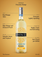 Fresco Frizzante Mango Alcohol Free Sparkling Wine 0.0% 750ml Fresco