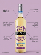 Fresco Frizzante Passion Fruit Alcohol Free Sparkling Wine 0.0% 750ml Fresco