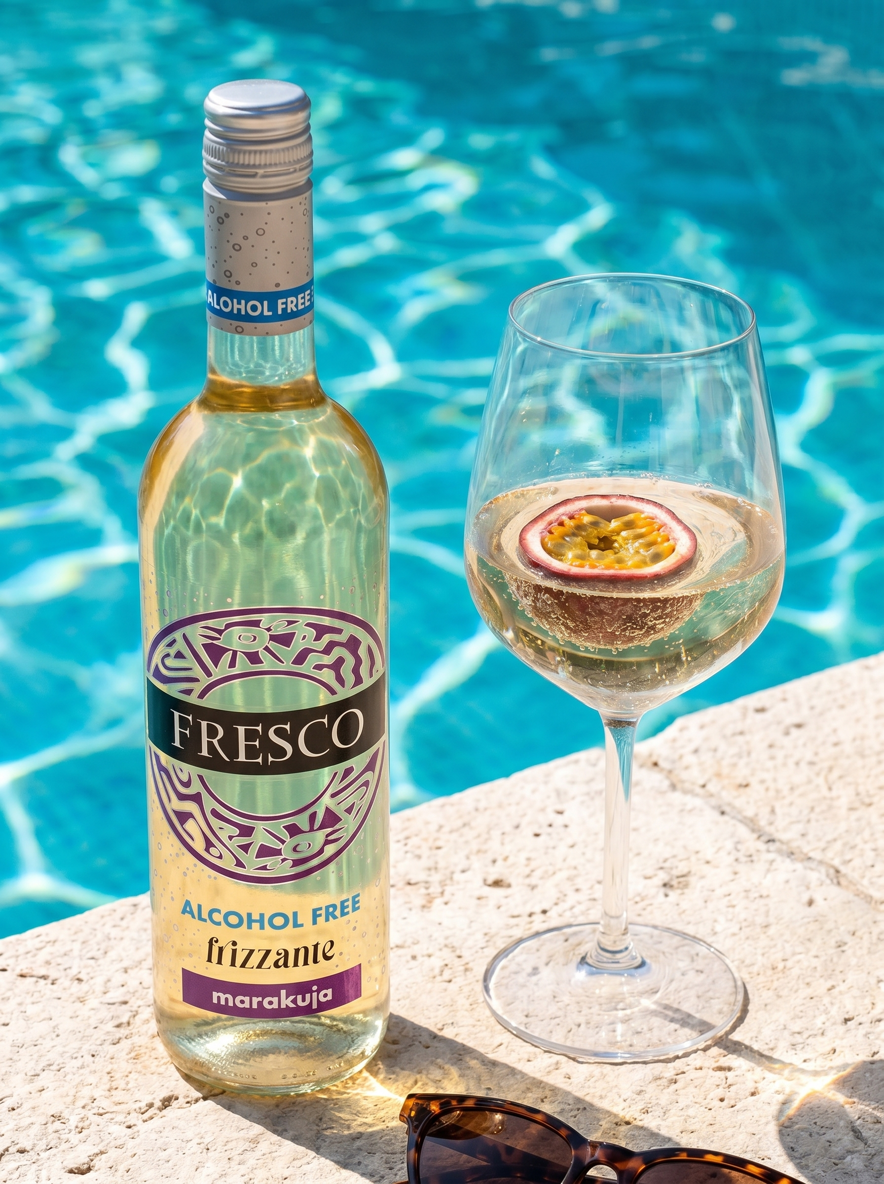 Fresco Frizzante Passion Fruit Alcohol Free Sparkling Wine 0.0% 750ml Fresco