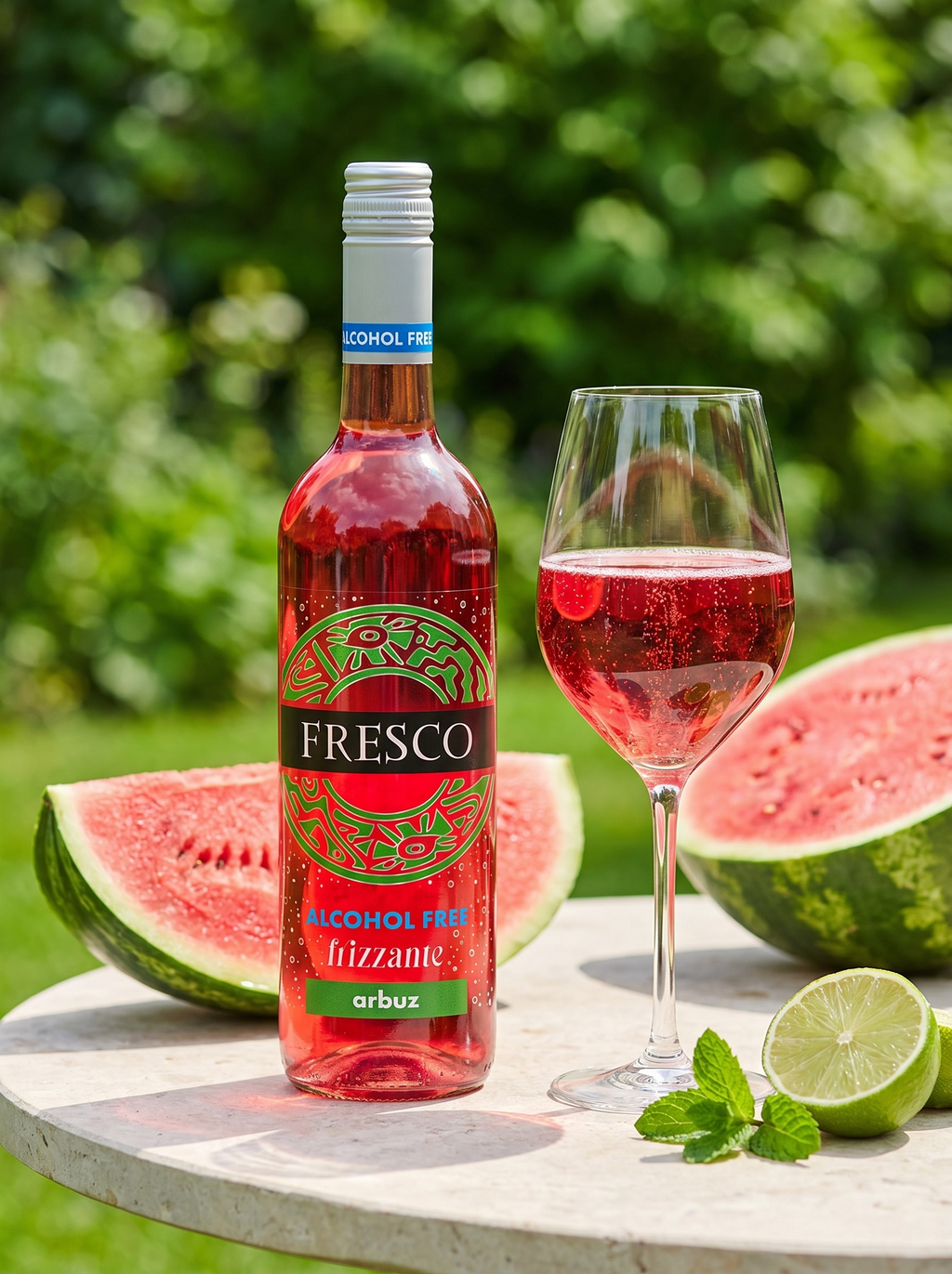 Fresco Frizzante Watermelon Alcohol Free Sparkling Wine 0.0% 750ml Fresco
