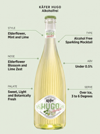 Käfer Hugo Alkoholfrei Alcohol Free Elderflower Sparkling Mocktail 750ml Käfer