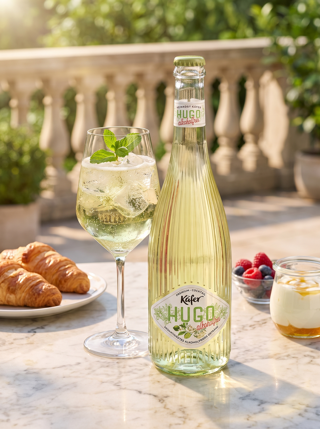 Käfer Hugo Alkoholfrei Alcohol Free Elderflower Sparkling Mocktail 750ml Käfer