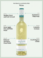 Maybach Alkoholfrei Weiss Alcohol Free White Wine 750ml Maybach Alkoholfrei