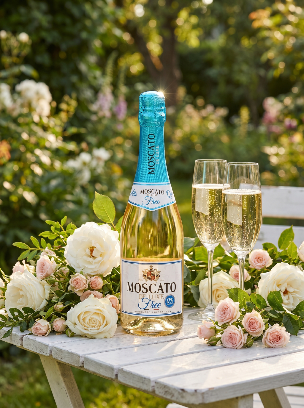 Moscato De Luxe Free Alcohol Free Sparkling Wine 0.0% 750ml Moscato De Luxe