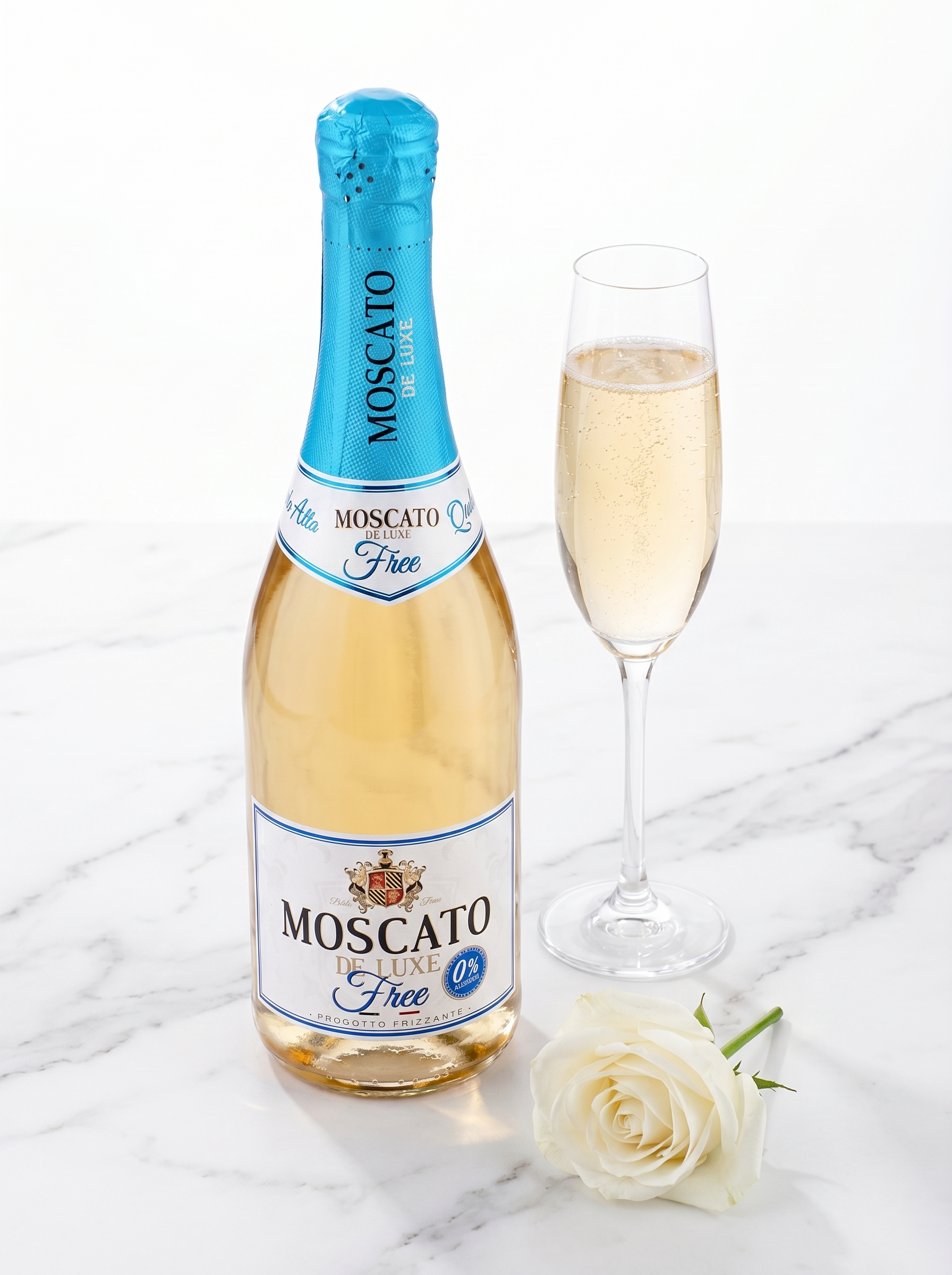 Moscato De Luxe Free Alcohol Free Sparkling Wine 0.0% 750ml Moscato De Luxe
