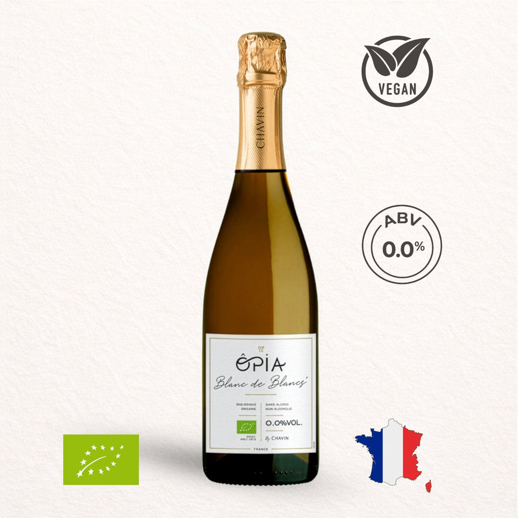 ÔPIA® Blanc de Blancs Organic Alcohol Free Sparkling Wine 0.0% 750ml OPIA