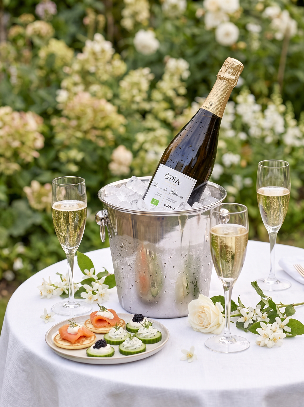 ÔPIA® Blanc de Blancs Organic Alcohol Free Sparkling Wine 0.0% 750ml OPIA
