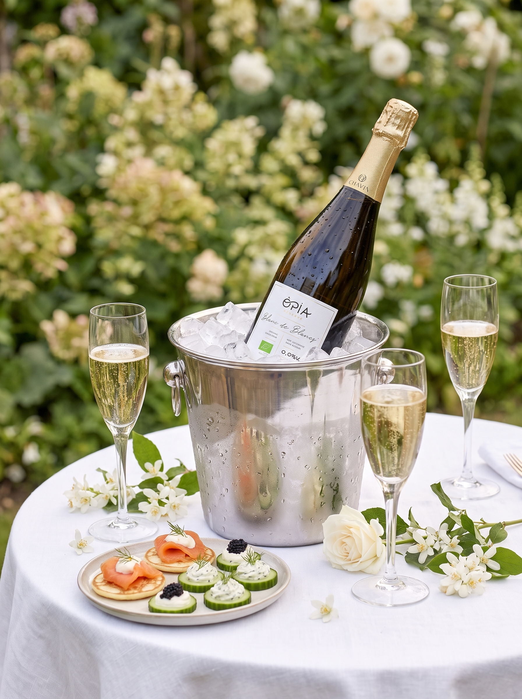 ÔPIA® Blanc de Blancs Organic Alcohol Free Sparkling Wine 0.0% 750ml OPIA