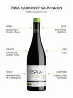 ÔPIA® Cabernet Sauvignon Halal Alcohol Free Red Wine 0.0% 750ml OPIA