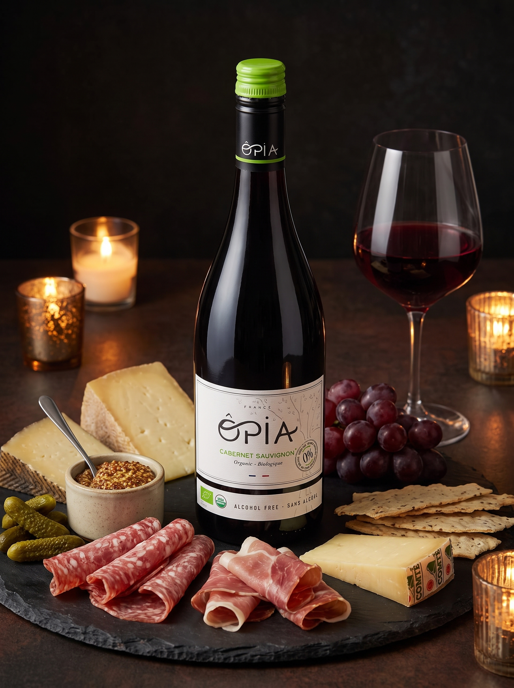 ÔPIA® Cabernet Sauvignon Halal Alcohol Free Red Wine 0.0% 750ml OPIA