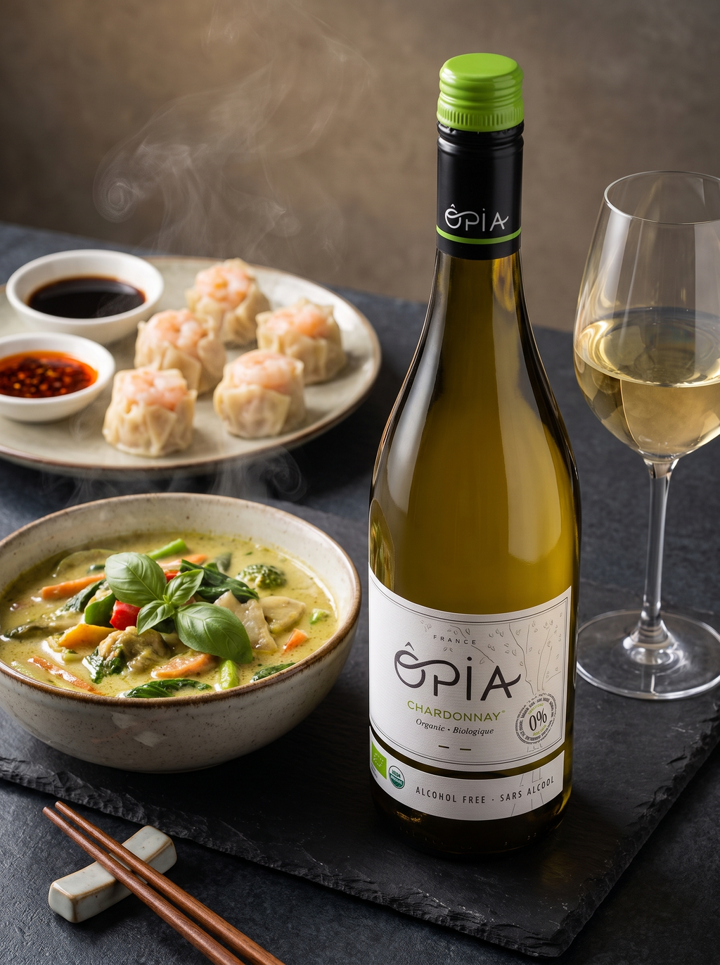 ÔPIA® Chardonnay Halal Alcohol Free White Wine 0.0% 750ml OPIA