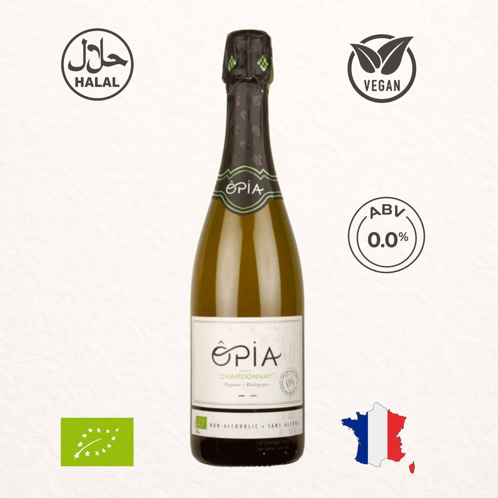 Alcohol-Free ÔPIA® Chardonnay Sparkling ABV 0.0% No&Low Drinks