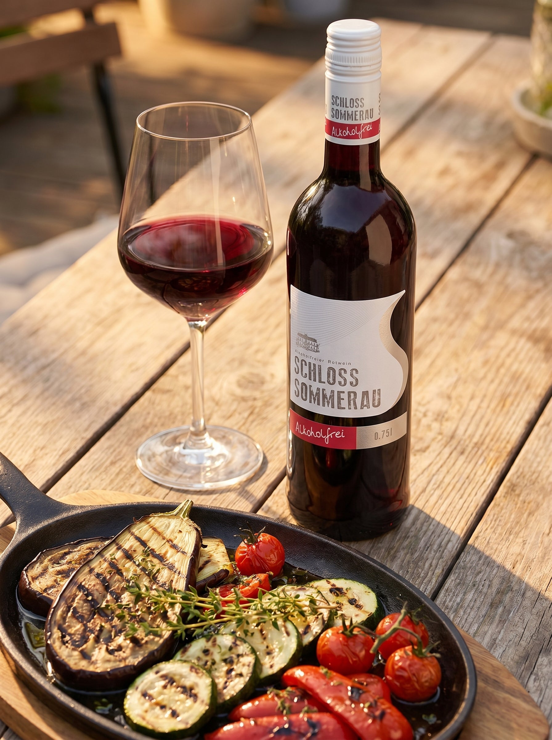 Schloss Sommerau Alcoholfrei Alcohol Free Red Wine 0.0% 750ml Schloss Sommerau