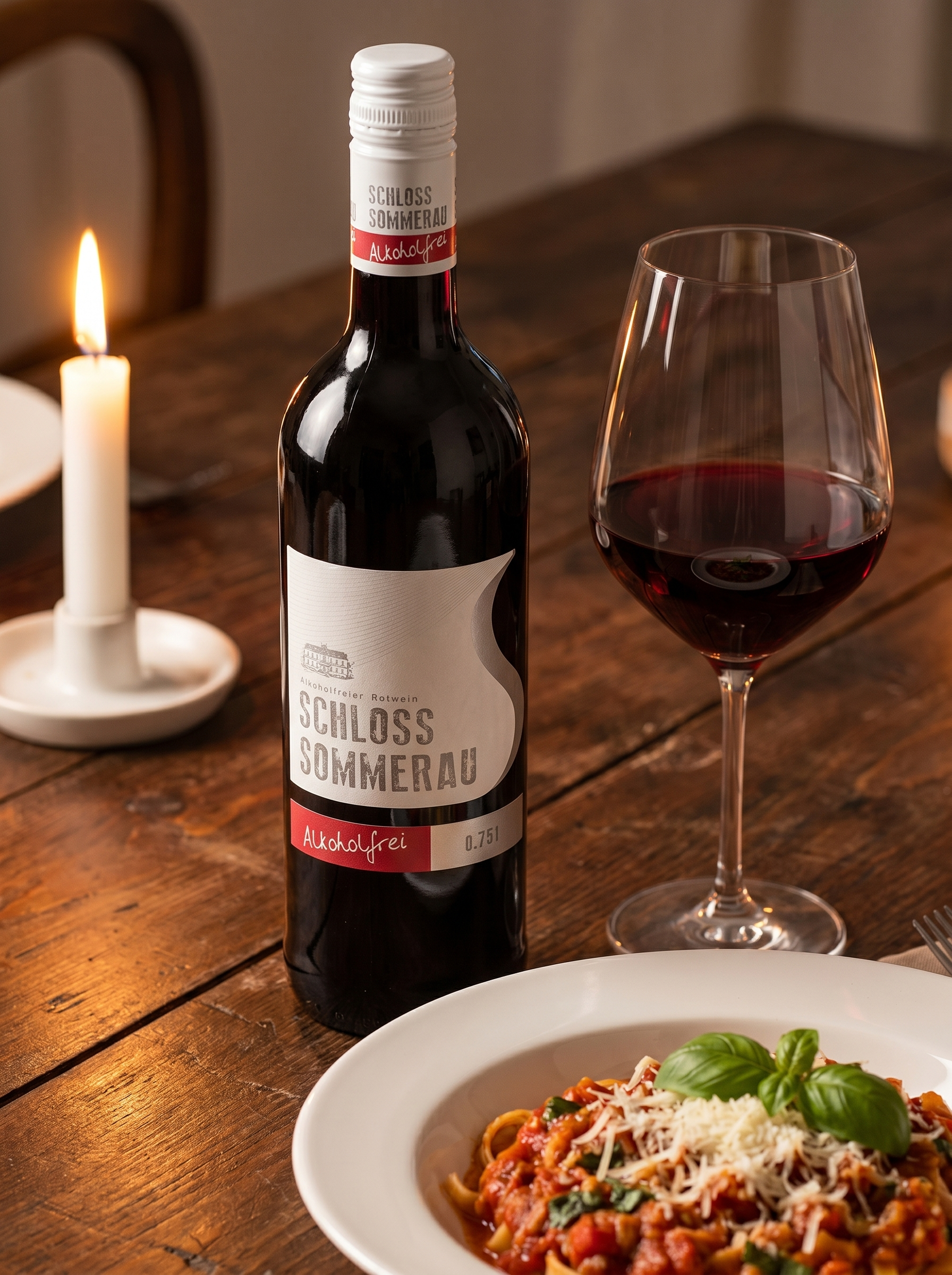 Schloss Sommerau Alcoholfrei Alcohol Free Red Wine 0.0% 750ml Schloss Sommerau