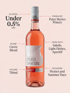 Schloss Sommerau Alcoholfrei Alcohol Free Rosé Wine 750ml Schloss Sommerau