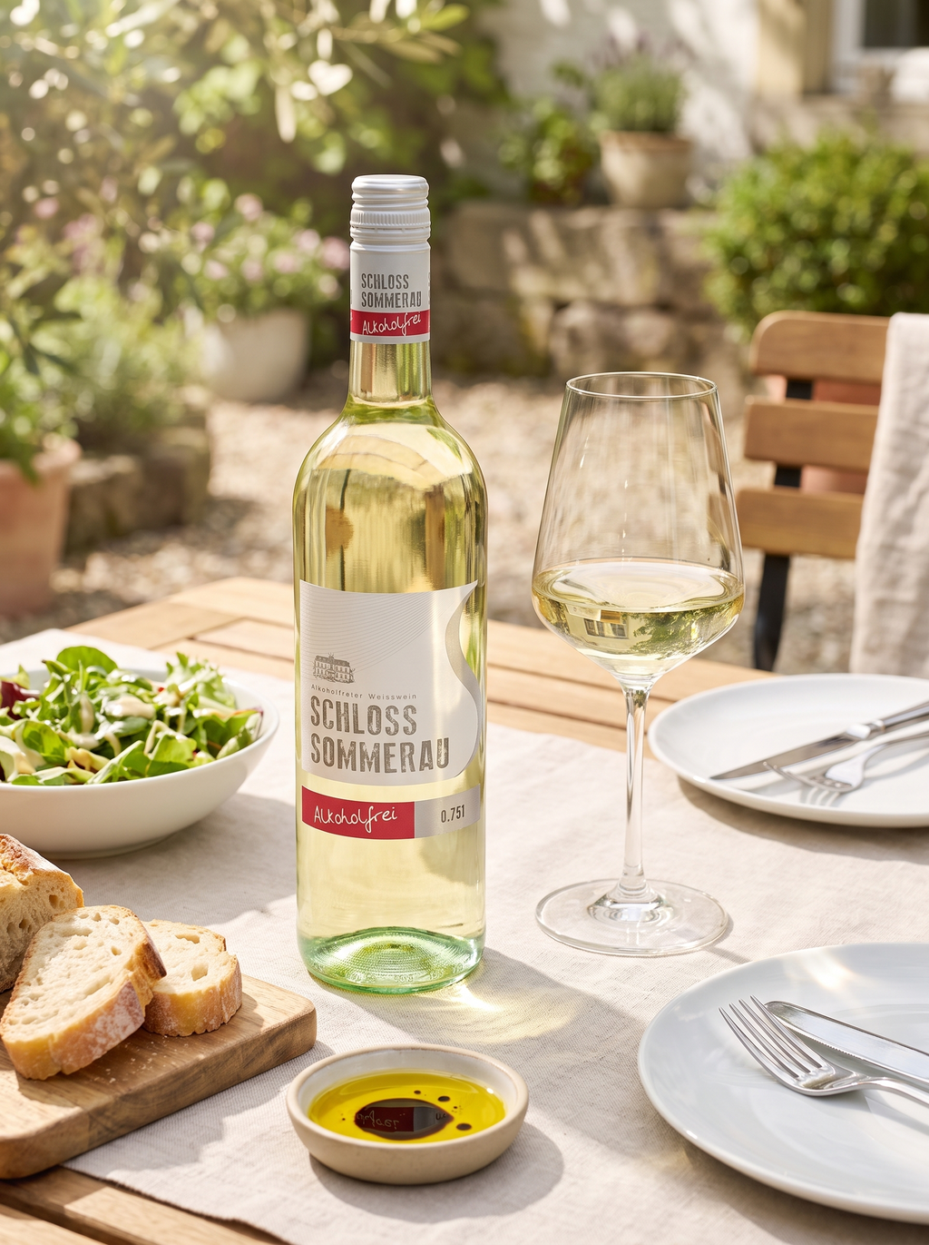 Schloss Sommerau Alcoholfrei Alcohol Free White Wine 750ml Schloss Sommerau