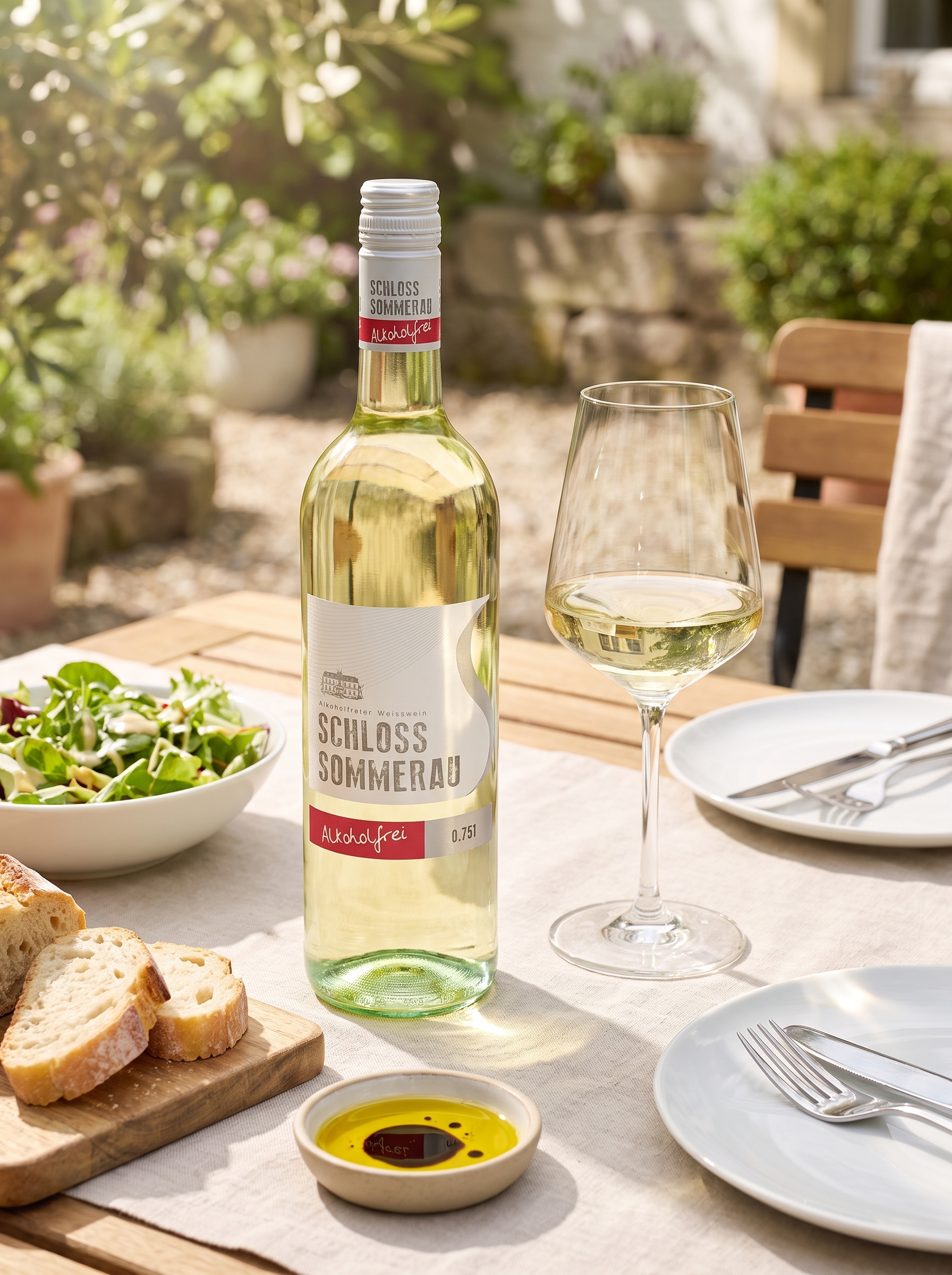 Schloss Sommerau Alcoholfrei Alcohol Free White Wine 750ml Schloss Sommerau