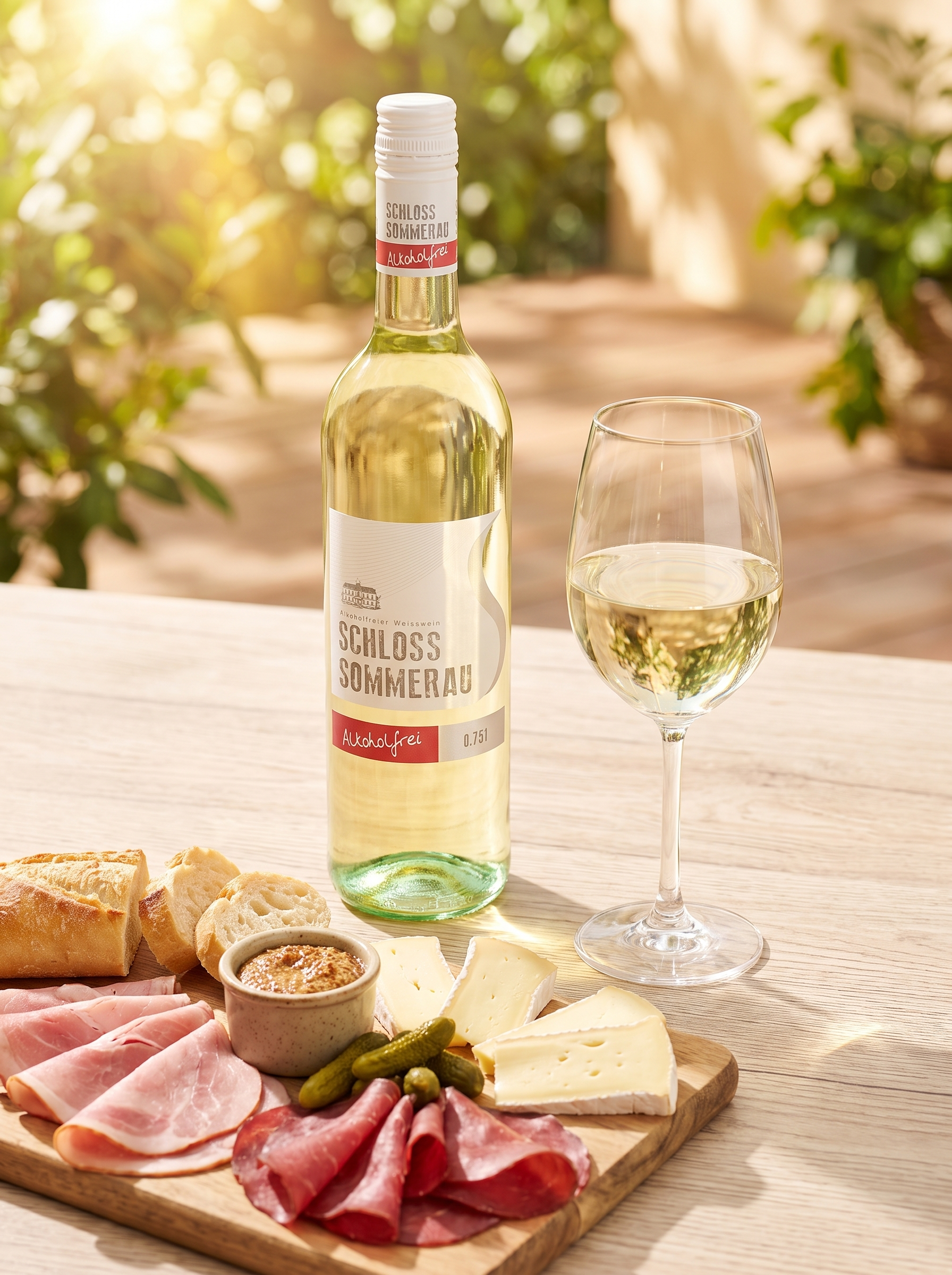 Schloss Sommerau Alcoholfrei Alcohol Free White Wine 750ml Schloss Sommerau