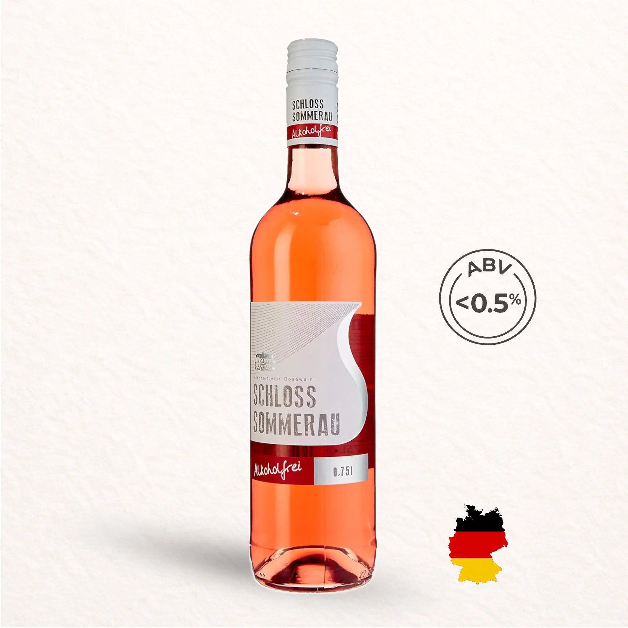 Alcohol-Free Schloss Sommerau Alcoholfrei Rosé ABV <0.5% No&Low Drinks