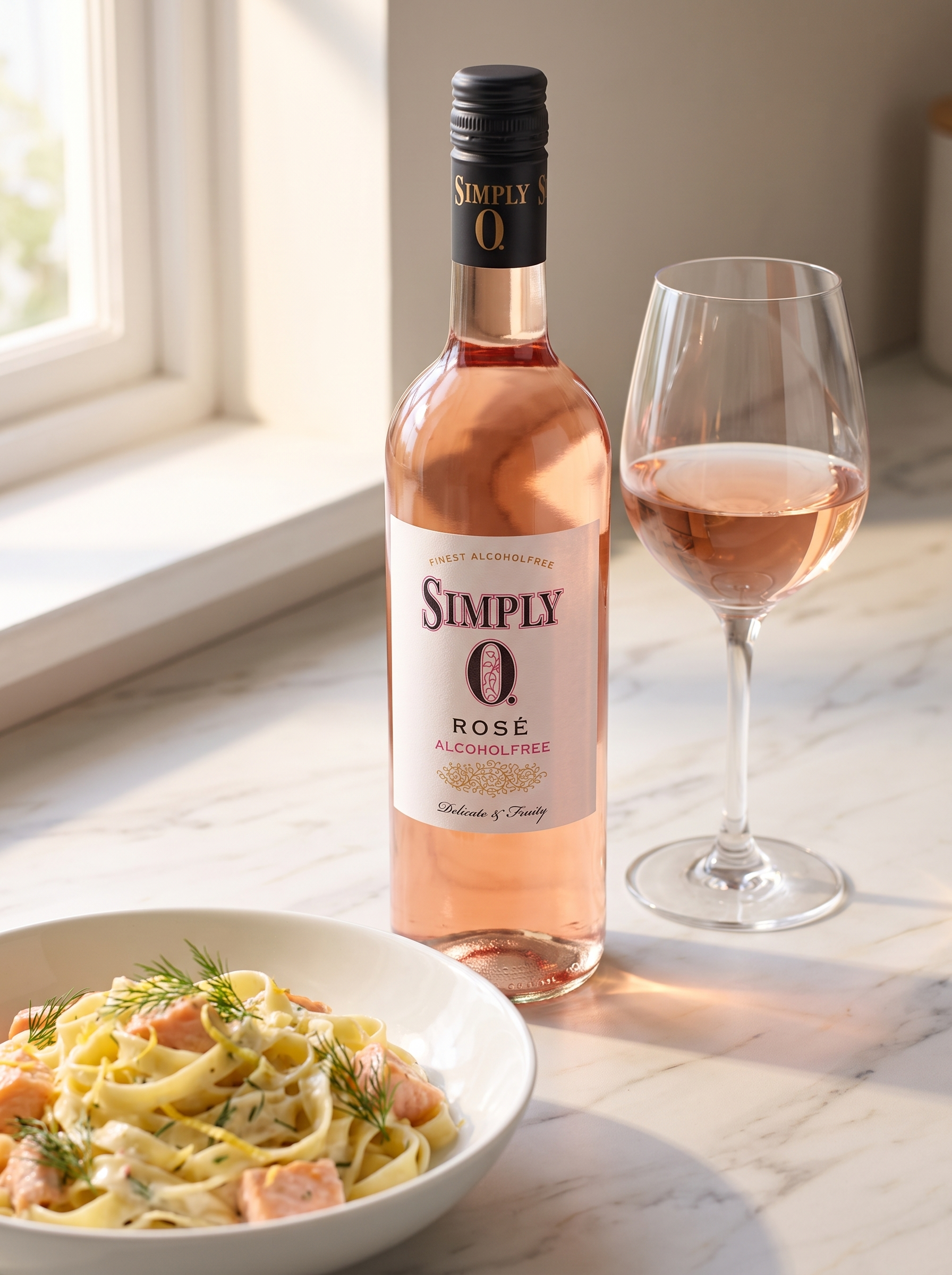 Simply 0 Alcohol Free Rosé Wine 750ml Simply 0