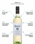 Simply 0 Alcohol Free White Wine 750ml Simply 0